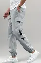 Men's Cargo Pants, Multi-Pocket Design, Drawstring Ankle Cuffs