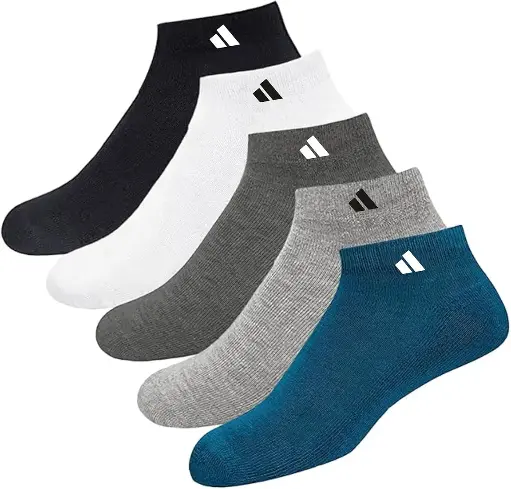 Unisex Cotton Men And Women Solid Ankle Length Socks (Pack Of 5)